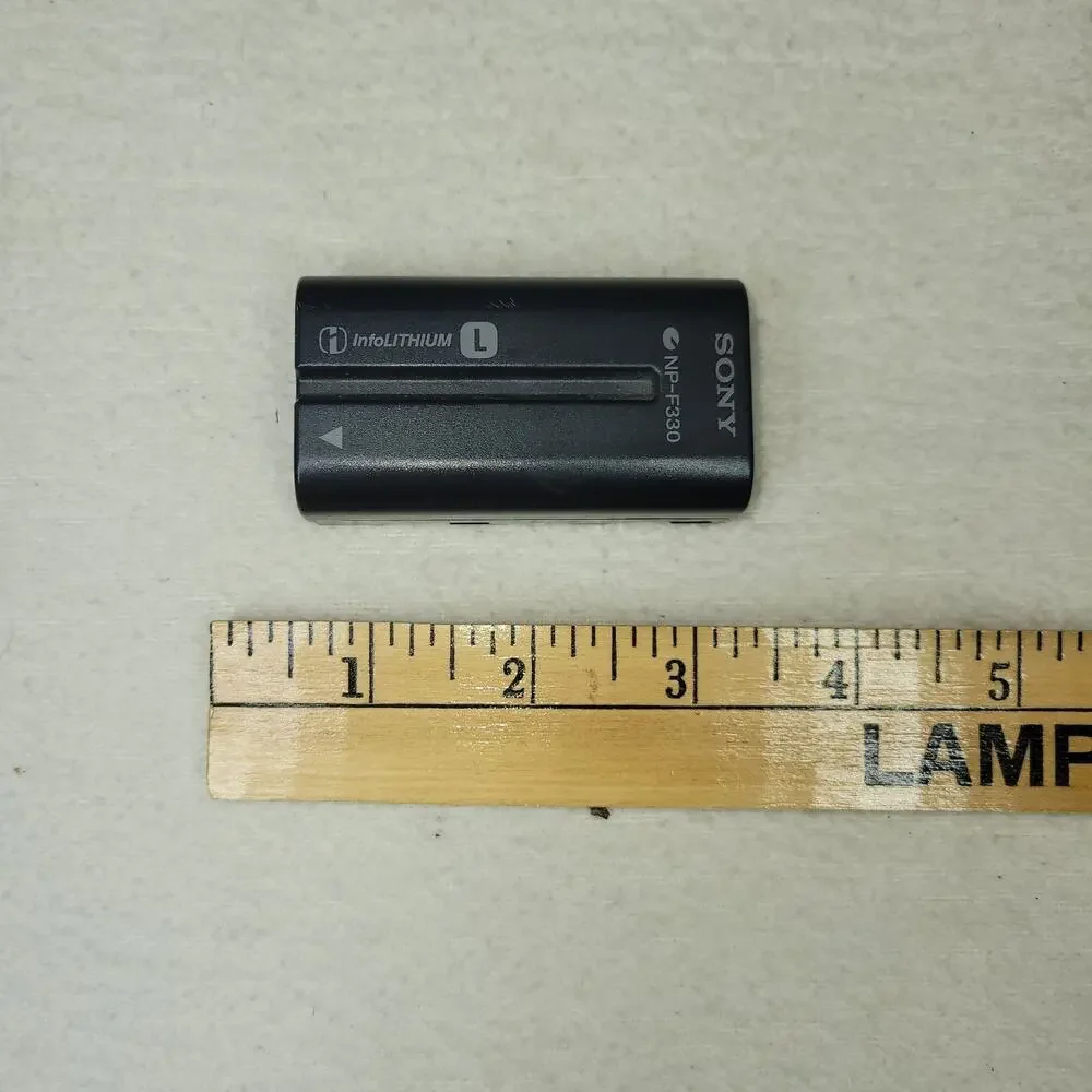 Sony NP-F330 Battery Pack Batteries Replacement Vintage Y2k Photography Video